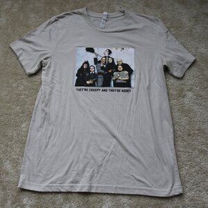 Adaams Family Graphic Short Sleeve Tee - Beige